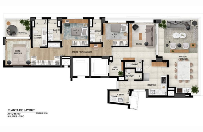 Imagem Apartamento com 4 Quartos à Venda, 195 m² em Moóca - São Paulo