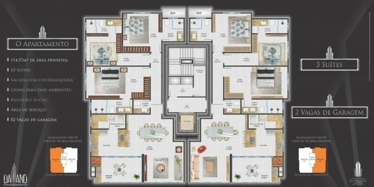 Imagem Apartamento com 3 Quartos à Venda, 230 m² em Centro - Itapema