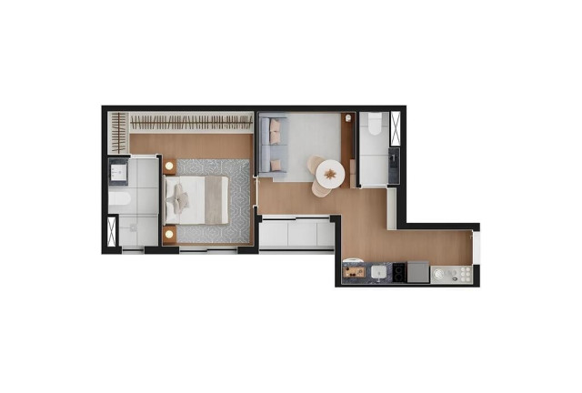Foto do imóvel Apartamento com 1 Quarto à Venda, 39 m² em Consolação - São Paulo