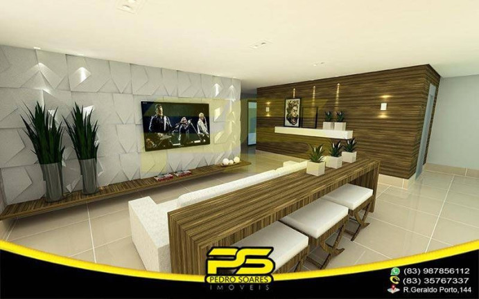 Foto do imóvel Apartamento com 3 Quartos à Venda, 95 m² em Cabo Branco - João Pessoa