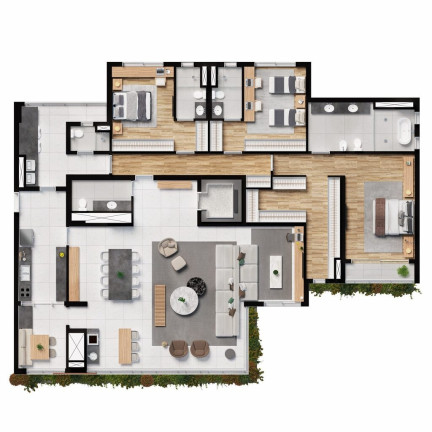 Foto do imóvel Apartamento com 4 Quartos à Venda, 292 m² em Moema - São Paulo
