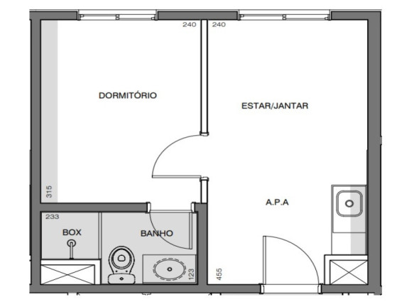 Imagem Imóvel com 1 Quarto à Venda, 24 m² em Butantã - São Paulo