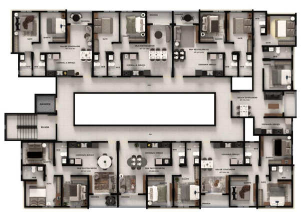 Imagem Apartamento com 3 Quartos à Venda, 65 m² em Loteamento Leonor - Cabedelo