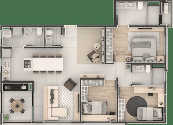 Imagem Apartamento com 2 Quartos à Venda, 117 m² em Cambuí - Campinas