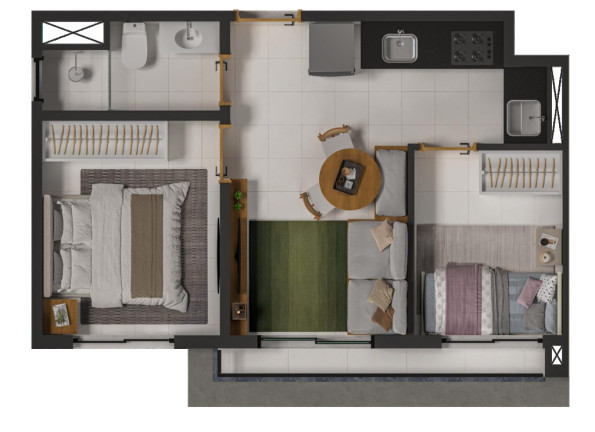 Imagem Apartamento com 2 Quartos à Venda, 34 m² em Vila Monte Alegre - São Paulo