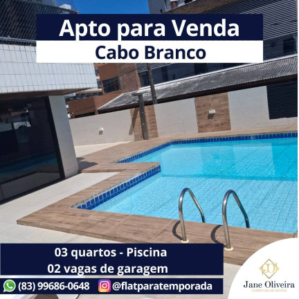 Foto do imóvel Apartamento com 3 Quartos à Venda, 134 m² em Cabo Branco - João Pessoa