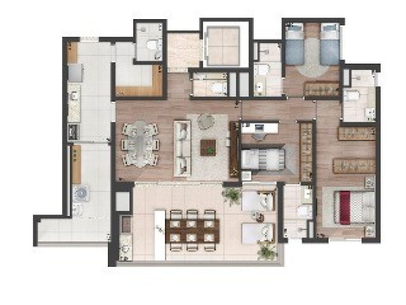 Imagem Apartamento com 3 Quartos à Venda, 137 m² em Chácara Santo Antonio - São Paulo