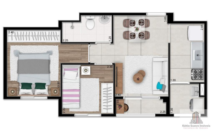 Foto do imóvel Apartamento com 2 Quartos à Venda, 37 m² em Itaquera - São Paulo