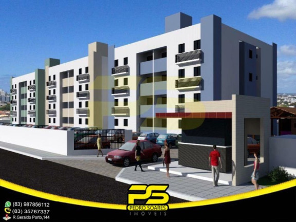 Imagem Apartamento com 2 Quartos à Venda, 61 m² em Paratibe - João Pessoa