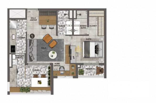 Imagem Apartamento com 2 Quartos à Venda, 68 m² em Vila Madalena - São Paulo