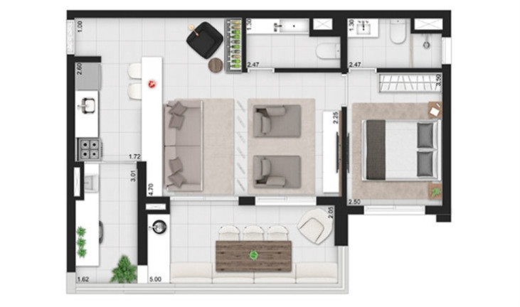Foto do imóvel Apartamento com 2 Quartos à Venda, 69 m² em Perdizes - São Paulo
