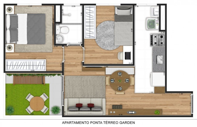 Imagem Apartamento com 2 Quartos à Venda, 40 m² em Jardim Nova Europa - Hortolândia