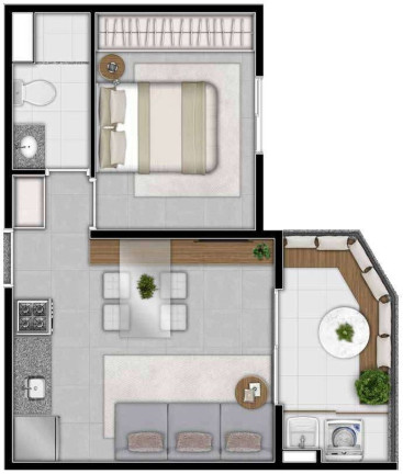 Imagem Apartamento com 1 Quarto à Venda, 27 m² em Santana - São Paulo