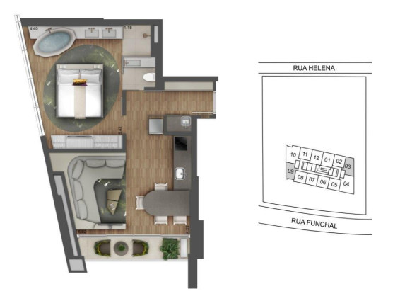 Imagem Apartamento com 2 Quartos à Venda, 97 m² em Vila Olímpia - São Paulo