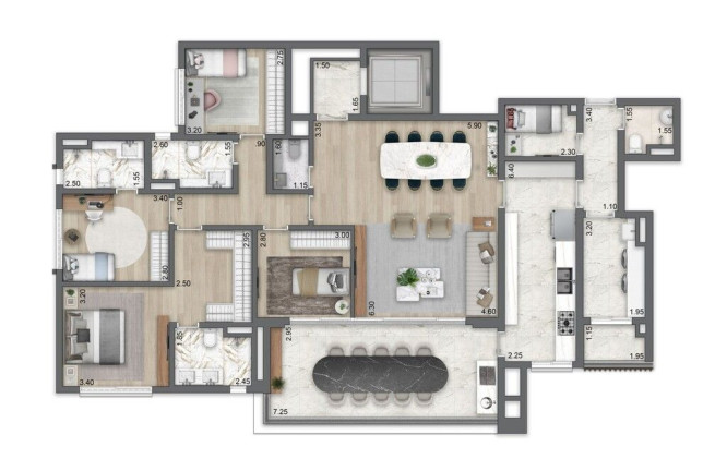 Imagem Apartamento com 4 Quartos à Venda, 268 m² em Moema - São Paulo
