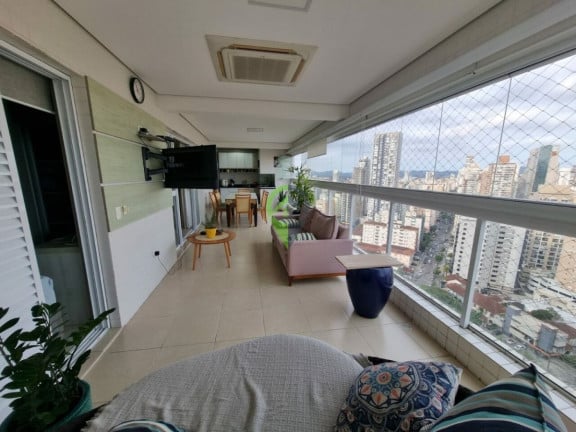 Foto do imóvel Apartamento com 3 Quartos à Venda, 143 m² em Gonzaga - Santos