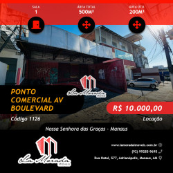 Ponto Comercial para Alugar, 200 m² em Nossa Senhora Das Graças - Manaus