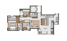 Apartamento com 2 Quartos à Venda, 123 m² em Taquaral - Campinas