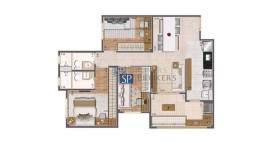 Apartamento com 2 Quartos à Venda, 64 m² em Botafogo - Campinas