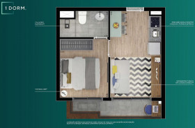 Apartamento com 1 Quarto à Venda, 34 m² em Campo Belo - São Paulo
