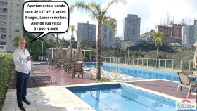 Apartamento com 3 Quartos à Venda, 137 m² em Vila Da Serra - Nova Lima