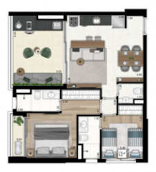 Apartamento com 1 Quarto à Venda, 85 m² em Vila Pompeia - São Paulo