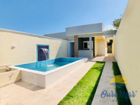 Casa com 3 Quartos para Alugar ou Temporada, 70 m² em Jardim Das Palmeiras - Itanhaém
