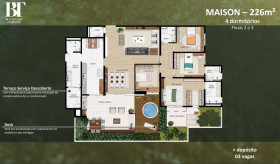 Apartamento com 4 Quartos à Venda, 226 m² em Tamboré - Santana De Parnaíba