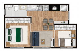 Apartamento com 1 Quarto à Venda, 26 m² em Barra Funda - São Paulo