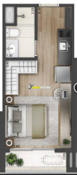 Apartamento com 1 Quarto à Venda, 24 m² em Brooklin Paulista - São Paulo