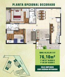 Apartamento com 3 Quartos à Venda, 92 m² em Jardim Tupanci - Barueri