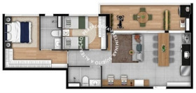 Apartamento com 1 Quarto à Venda, 34 m² em Saúde - São Paulo