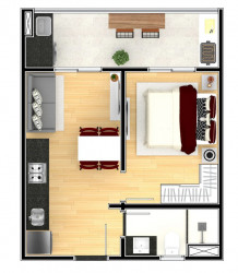 Apartamento com 1 Quarto à Venda, 26 m² em Vila Matilde - São Paulo