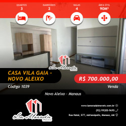 Casa com 3 Quartos à Venda, 90 m² em Novo Aleixo - Manaus