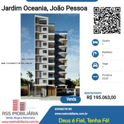 Apartamento com 1 Quarto à Venda, 23 m² em Jardim Oceania - João Pessoa