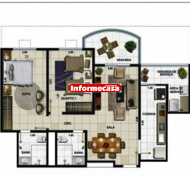 Apartamento com 2 Quartos à Venda, 72 m² em Posto 13 - Nova Iguaçu