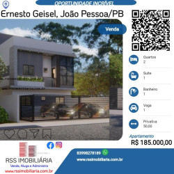 Apartamento com 2 Quartos à Venda, 50 m² em Ernesto Geisel - João Pessoa
