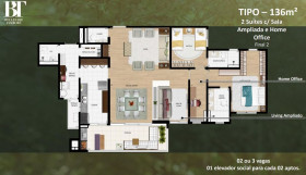Apartamento com 4 Quartos à Venda, 238 m² em Tamboré - Santana De Parnaíba