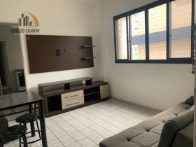 Apartamento com 2 Quartos à Venda, 60 m² em Vila Guilhermina - Praia Grande