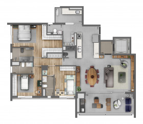 Apartamento com 3 Quartos à Venda, 146 m² em Moema - São Paulo