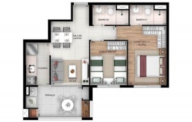 Apartamento com 2 Quartos à Venda, 56 m² em Brás - São Paulo