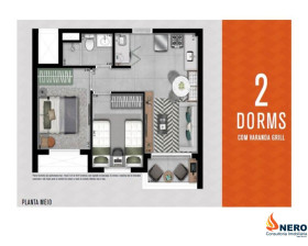 Apartamento com 2 Quartos à Venda, 42 m² em Vila Das Belezas - São Paulo