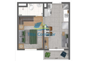 Apartamento com 1 Quarto à Venda, 26 m² em Brás - São Paulo