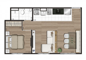 Apartamento com 2 Quartos à Venda, 40 m² em Brasilândia - São Paulo