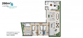 Apartamento com 4 Quartos à Venda, 266 m² em Jardins - São Paulo