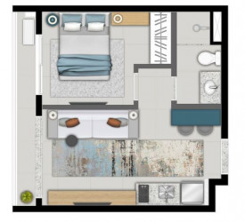 Apartamento com 1 Quarto à Venda, 32 m² em Vila Mariana - São Paulo