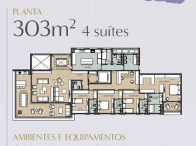 Apartamento com 4 Quartos à Venda, 303 m² em Jardim Das Colinas - São José Dos Campos