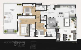 Apartamento com 3 Quartos à Venda, 137 m² em Nossa Senhora De Lourdes - Caxias Do Sul