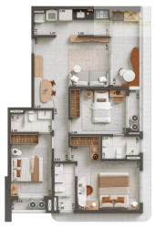 Apartamento com 3 Quartos à Venda, 85 m² em Meireles - Fortaleza