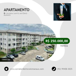 Apartamento com 3 Quartos à Venda, 68 m² em Colonia Santo Antônio  - Manaus